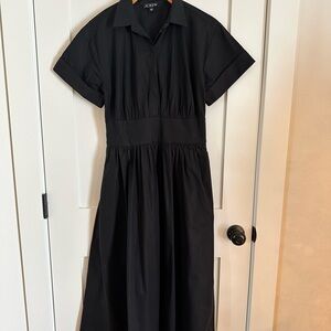J. Crew Classic Fitted Waist Shirt Dress